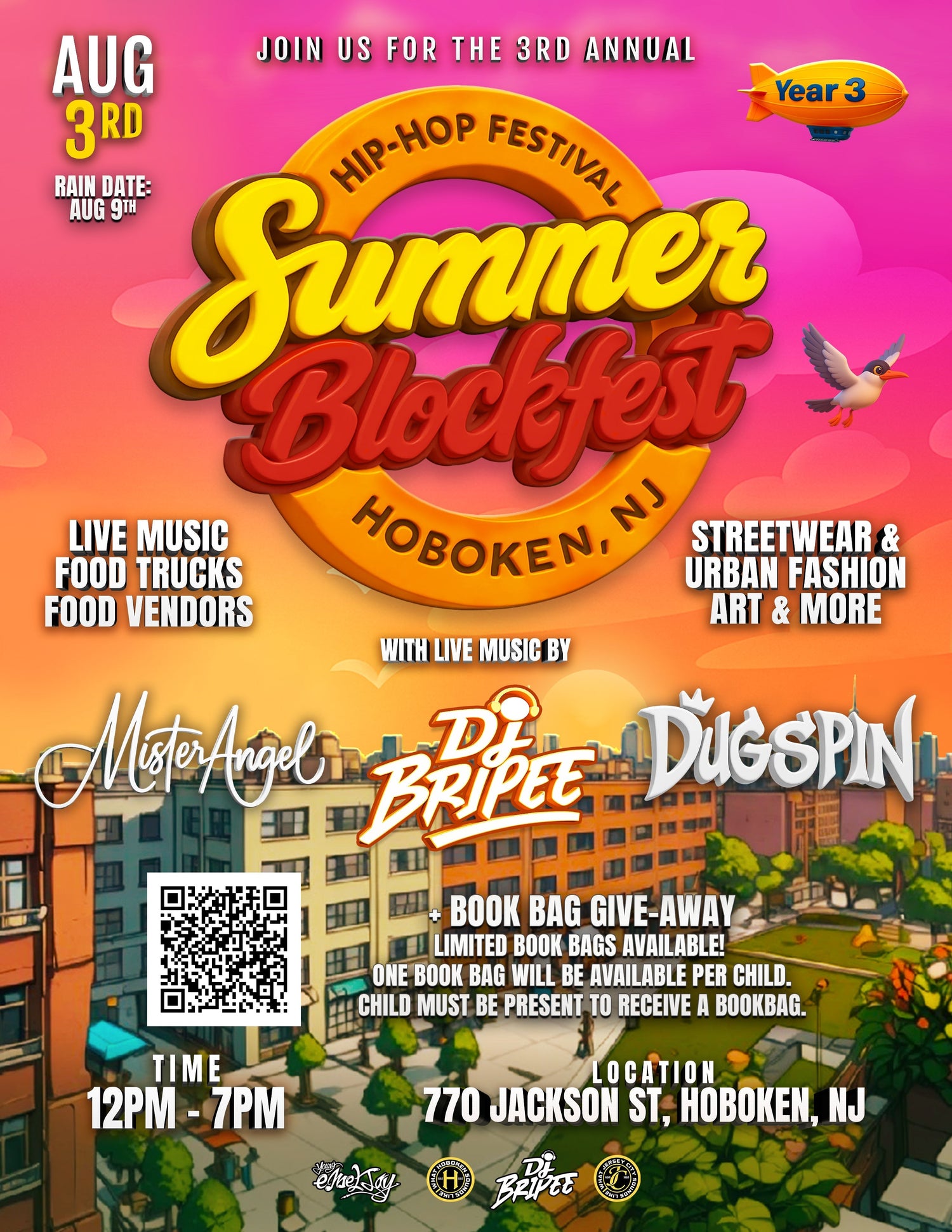 Join Us for the 3rd Annual Summer Blockfest: A Celebration of Hip-Hop, Unity & Community